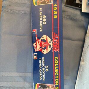 SCORE Major League Baseball 1989 Collector Set Box NEW SEALED